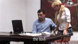 ���्पेनिश बड़े स्तन milf भाड़ में जाओ काम पर