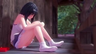 ́� 가슴 3d Hentai 여자 수음을 해,잡고,그리고 얻을 엿